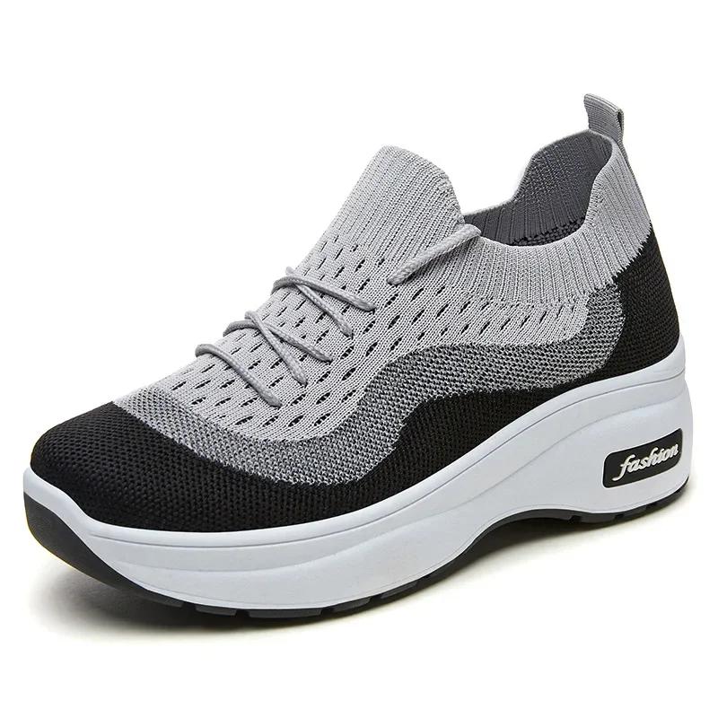 Vânzător Primăvară și Toamnă Pantofi Casual de Damă cu Talpă Groasă Nouă Pantofi de Damă Confortabili Respirabili Sneaker