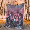 Buffy Flannel Blanket Soft Warm All-Season Throw, Design for Camping, Car Travel, Hiking Sofa, Bed, Office Perfect Gift for Parties
