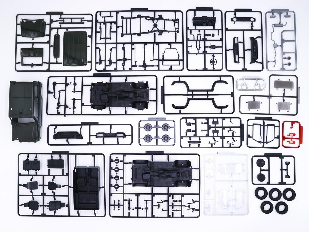 1/24 scale NEXT Series No. 23 Suzuki Jimny Sierra JB74 (Jungle Green) plastic model kit
