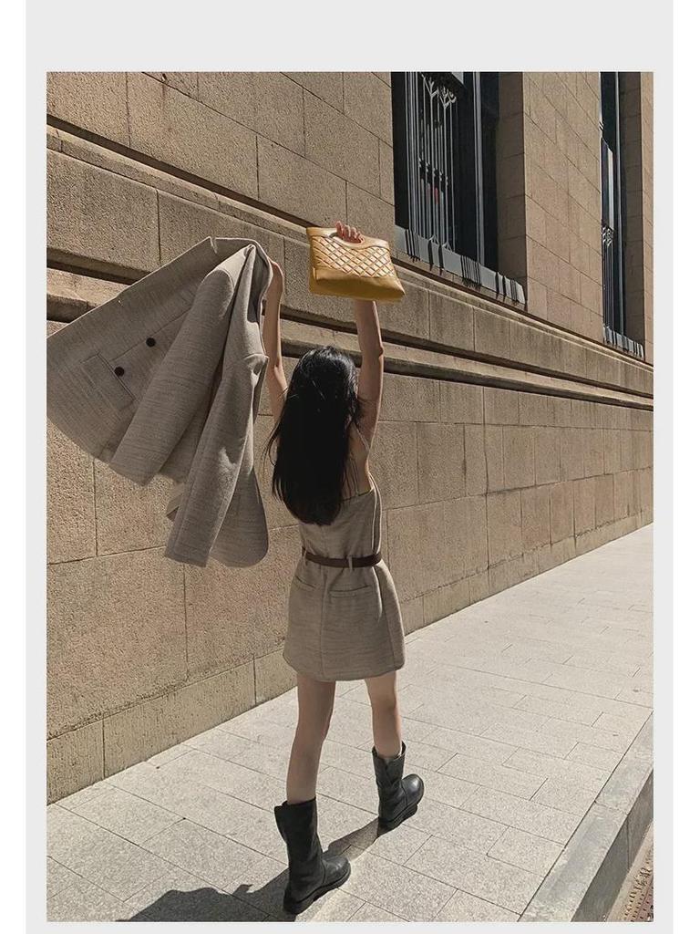 Autumn 2023 Women's Wool Suit Jacket - Meillard Luxury, No Returns or Exchanges