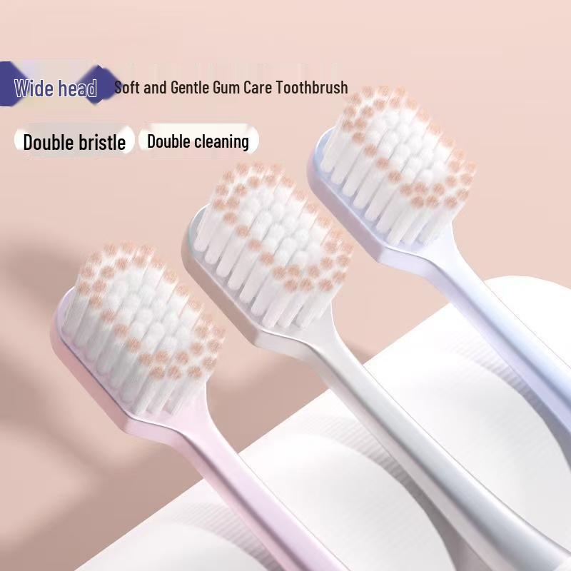 Adult Soft Bristle Mountain Toothbrush Family Pack for Home Use