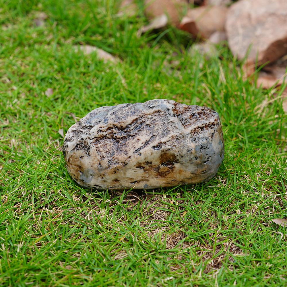 Finta Roccia Scatola Portachiavi Sicuro Nascosto da Esterno Contenitore Impermeabile Nascondiglio di Pietra per Chiavi Denaro Giardino Cortile Roccia Decorativa Nascondiglio