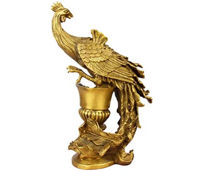 Feng Shui Copper King of Birds Feng Shui Object HP0074 (YISHUI) Phoenix, Ornament, Item,