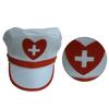 Comfort First Nurse Roleplay Hat Soft Textured Polyester Construction For Extended Wear During