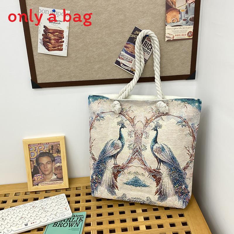 Canvas Damen-Tragetasche Mit Stickerei Und Hellem Pailletten Für Den Täglichen Gebrauch