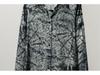 Women's Retro Print Mulberry Silk Long Sleeve Shirt - Spring New Arrival, Mid-Length & Loose Fit