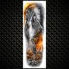 YURAN Realistic Full Flower Arm Temporary Tattoos For Men Women Rose Evil Eye Fake Tattoo Sticker Water Tranfer Body Art Tatoos