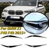 Für BMW X1 F48 F49 2015+ ABS Auto Frontscheinwerfer Augenlider Scheinwerfer Lampe Augenbrauenabdeckung Zierleiste Scheinwerfer Augenbraue