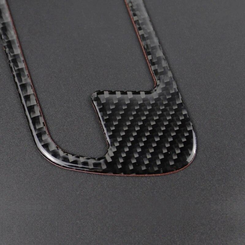 4pcs Car Real Carbon Fiber Interior Door Handle Door Bowl Cover Trim For BMW 5 Series F10 2011 2012 2013 2014 2015 2016 2017