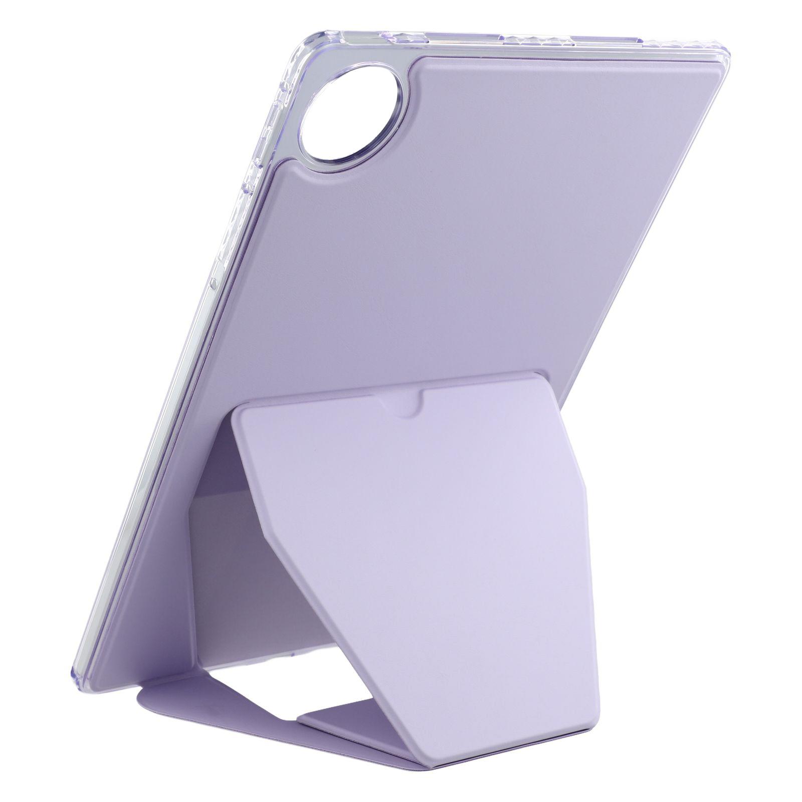 

For Huawei MatePad Pro 12.2 (2024) Case TPU PU Leather Kickstand Tablet Cover Purple