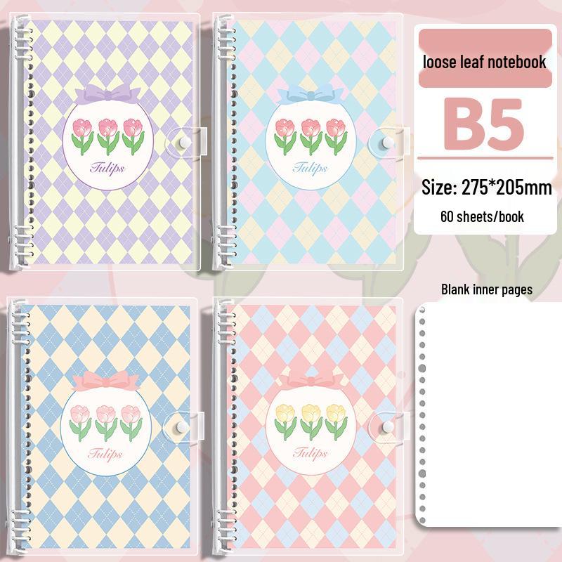 Clear PVC A5/B5 Loose-Leaf Binder & DIY Notebook