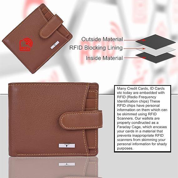 Мужской кожаный кошелек Oswald Redwood — фото 4