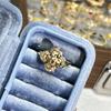 Temperament Versatile Color Butterfly Enamel Ring Women's New Light Luxury Retro Fashion Niche Design Fashion Ring