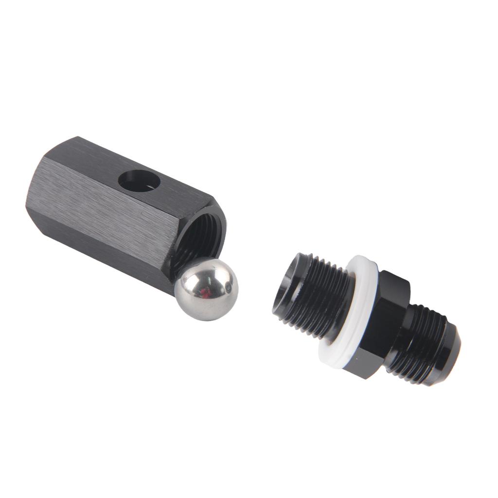 6AN 8AN 10AN Rollover Valve Aluminum Fuel Cell Tank Mounted Hose Line Fitting