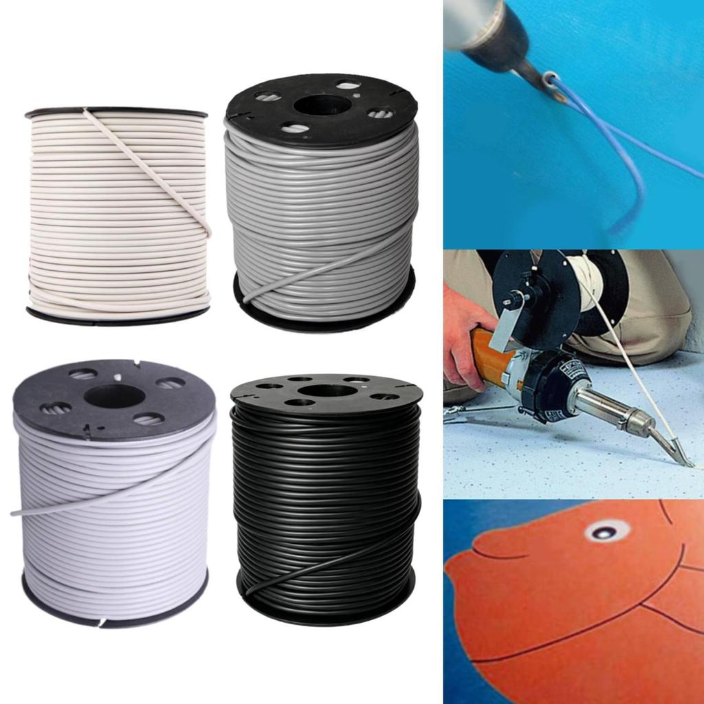 Floor Rod 10m PVC Round Multifunctional Glue Reel Waterproof Vinyl Flooring for