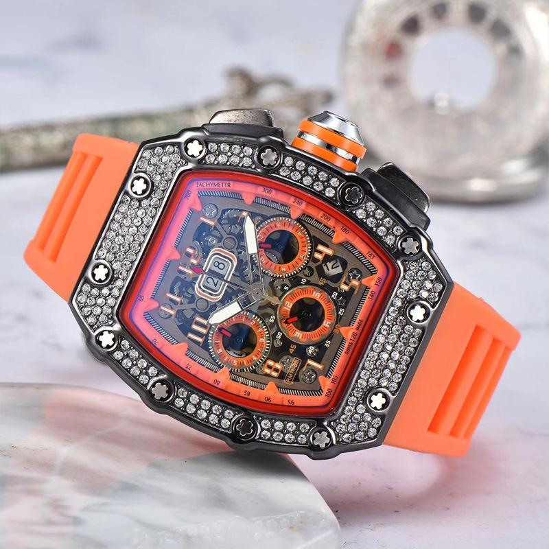 Barrel-Shaped Quartz Watch with Multifunctional Design and PU Strap