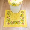 OKA Provence Ciel Regular Toilet 58 Cm X 60 Yellow Nordic Mat, Approx. Cm, (Washable, Stylish, Style)