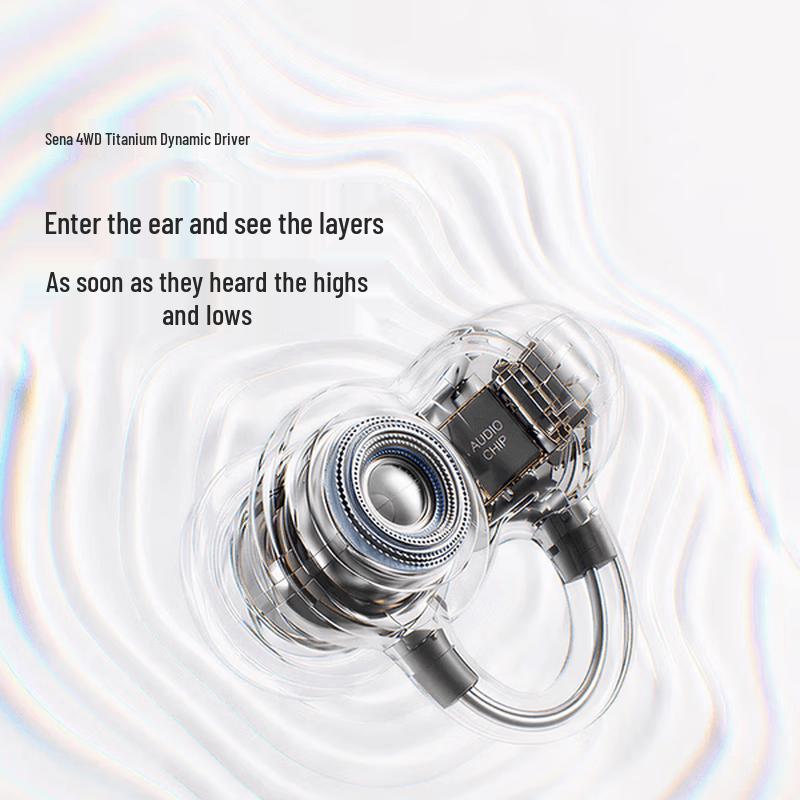 Sennar S8S Ultra Open-Ear Clip Bluetooth Earbuds
