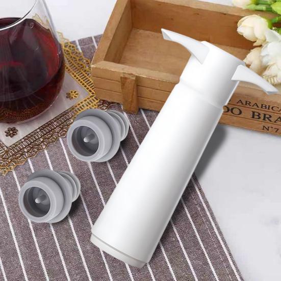 Vakuová pumpa Wine Saver se 4 zátkami Opakovaně použitelný uzávěr lahví Červené víno