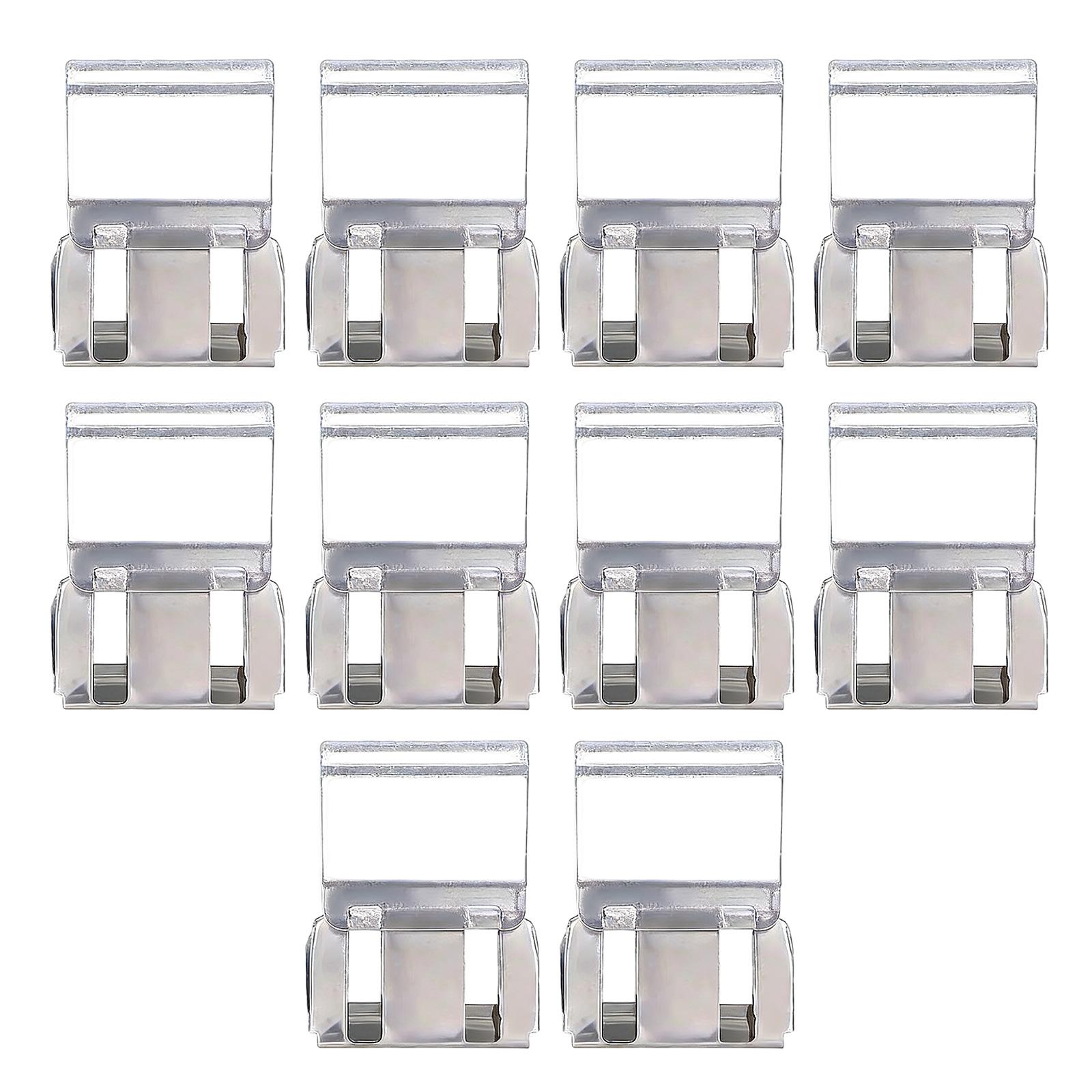 10Pcs Invisible Acrylic Pants Shortener Clasps Trouser Length Adjustment Clamp for Jeans Pants Trousers to Make Shorter 1