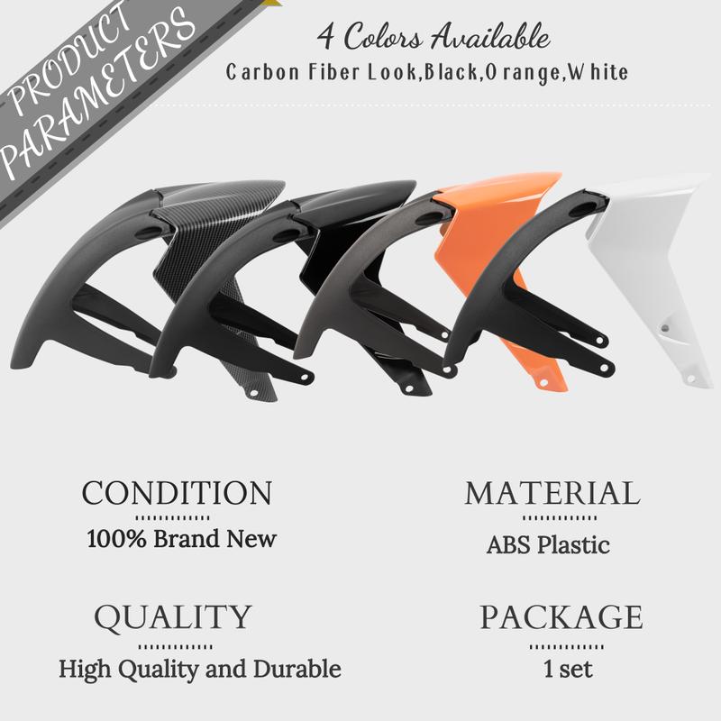 For Duke 390 Front Fender Mudguard For KTM Duke390 2017-2022 2018 2019 2020 2021 Motorcycle Wheel Cover Hugger Splash Guard