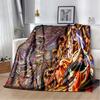 3D Retro Saint Seiya Anime Cartoon Flanelldecke Weich Gemütlich Sofa Bett Reise Decke Kinder Geburtstagsgeschenk