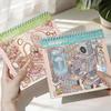 Cute Room Scene Miniature Scene Sticker Spiral Bound Decorating Sticker Book  Student Stationery
