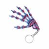 Novelty Skeleton Hand Keychain Creative Skull Hand Key Ring  Collectible Toy
