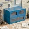 Retro Wooden Desk Organizer and Monitor Stand