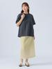 Beams Heart Printed Sasara Size 43080051213 Tee, B-HEART Logo, Embroidery, Women's, Charcoal, M,
