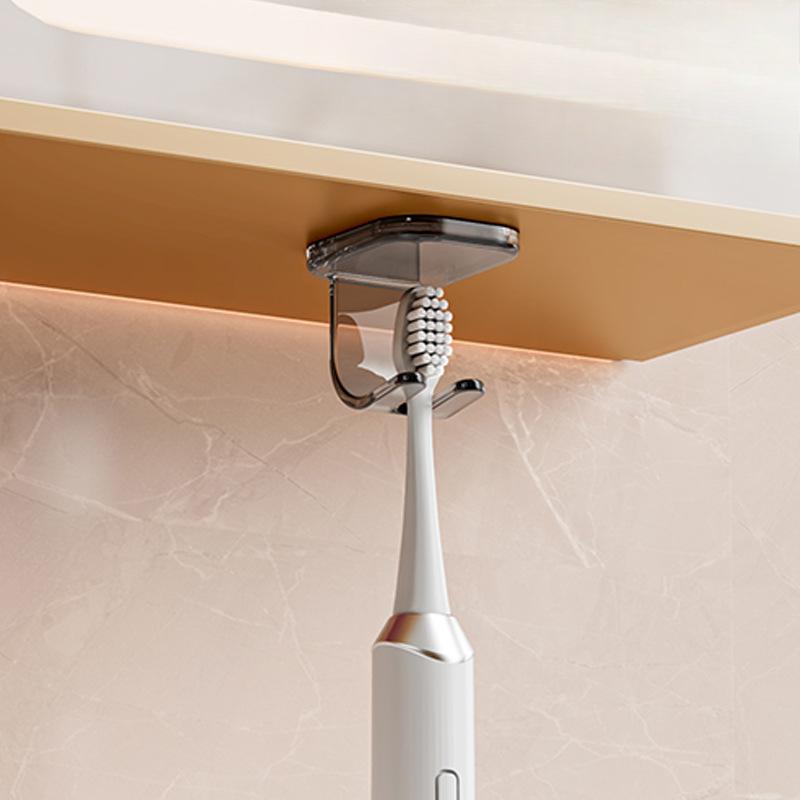 

Подставка для электрических зубных щетокНастенная подставка для хранения зубных щеток для ванной комнаты без сверления отверстий Подвесная подставка для зубных щеток Single person style