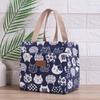 Aesthetic Printed Cat Lunch Bag Large Capacity Canvas Food Container Canvas Bags Travel Picnic Lunch Bags