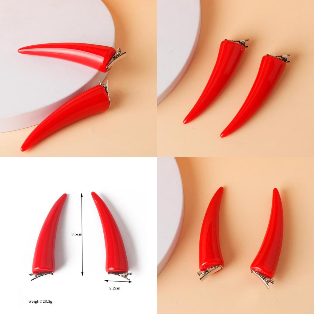 Chainsaw Man Cosplay Hair Accessories With Resin Horns For Fans And Collectors