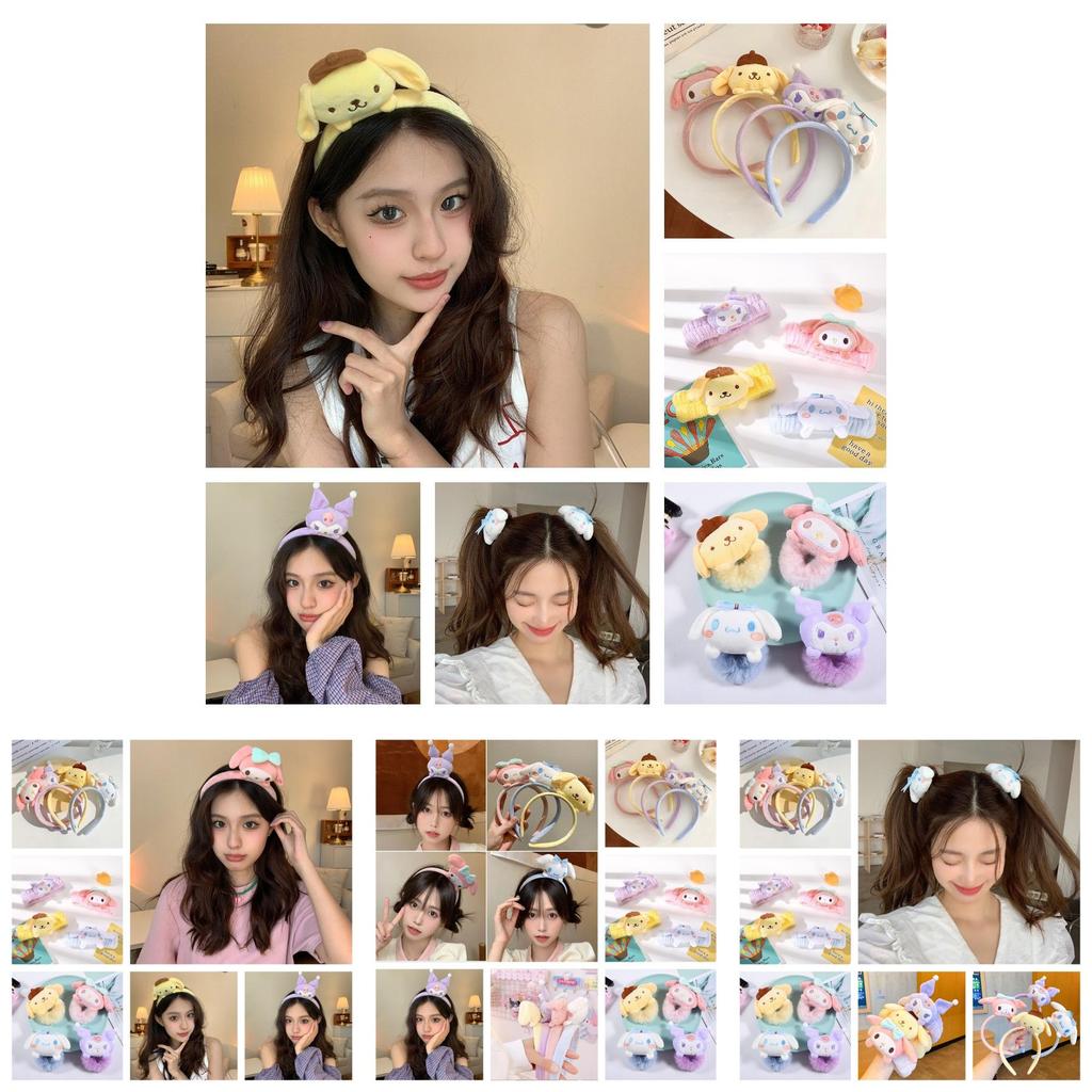 Sanrio Melody Hairband Cute Cartoon Elastic For Girls