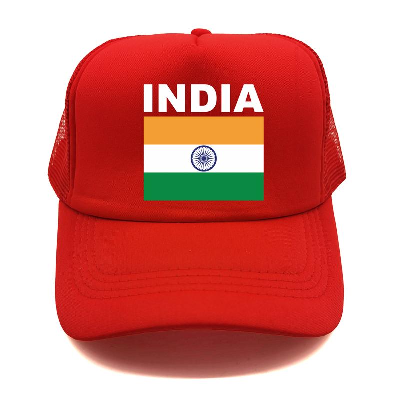 India Flag Trucker Cap Summer Unisex Cool Country Hat Baseball Caps Unisex Outdoor Mesh Net Caps