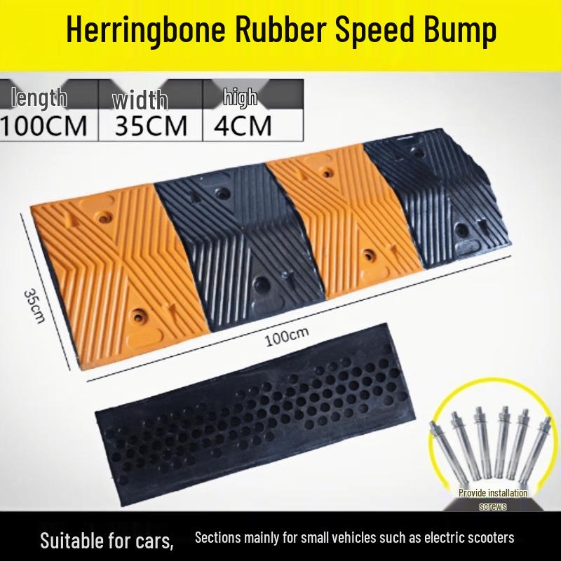 Lixian Herringbone Rubber Speed Bump