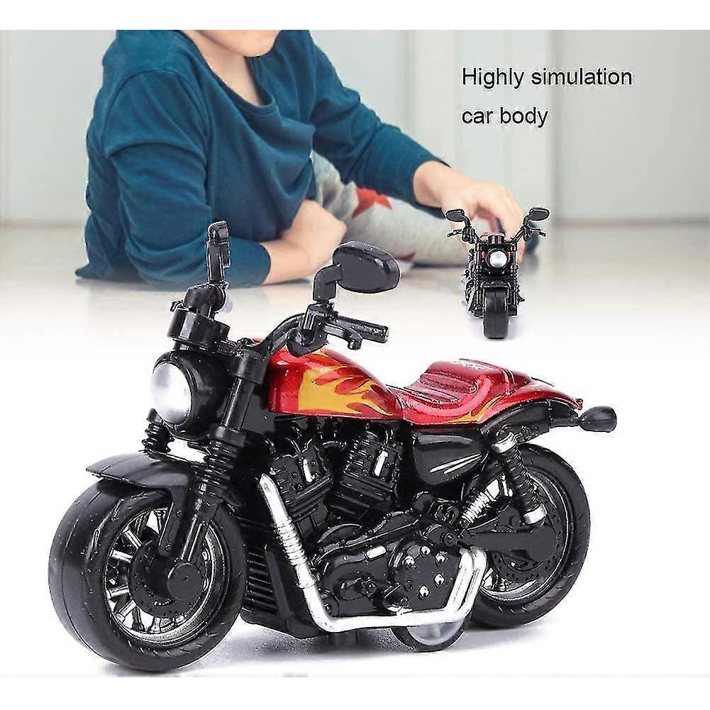 Alloy Motorcycle Model Toy Ornament Simulation Locomotive Boy Toy Multi-color Optional