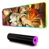Metal Slug Mouse Pad RGB Gaming Mousepad Big LED Pad PC Desk Mat Luminous Mouse Pad Large Keyboard Mats Table Rug With Backlit
