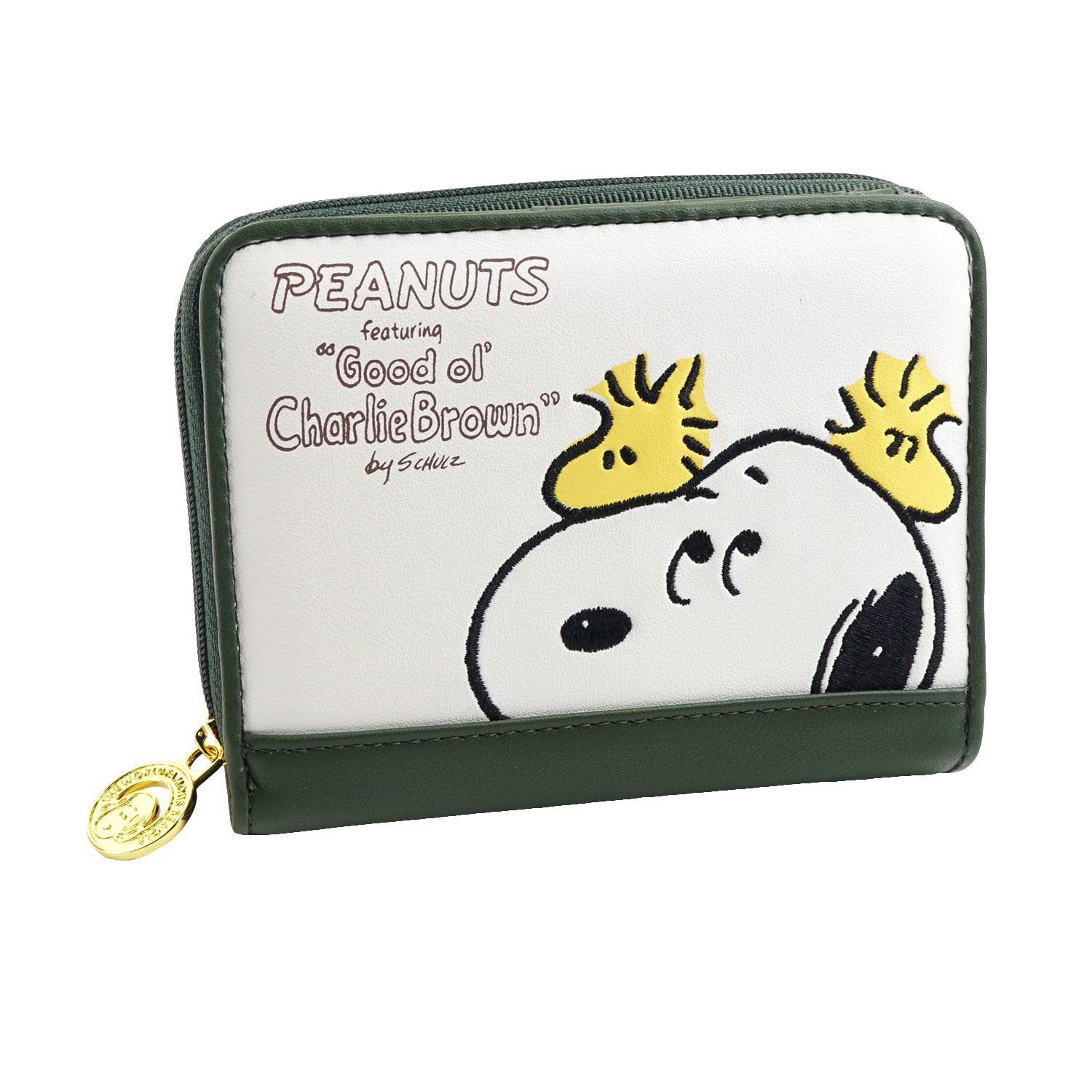 

Snoopy Bifold For Coin Purse Cute Character Large Christmas [E-mono] Wallet, Women s Wallet, Adults, Embroidery, Included, Peanuts, Pattern,