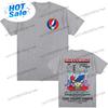 Grateful Dead Street Hip Hop T Shirt Short Sleeve Casual Cotton Tshirt Reverse Printing Fashion Tee Sudaderas Soft Tops Black
