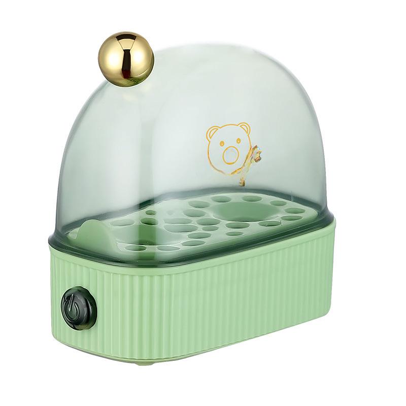 Compact Multi-Function Egg Cooker for Dormitory and Home - Perfect for Hot Spring and Boiled Eggs, Single-Serve Breakfast Essential.