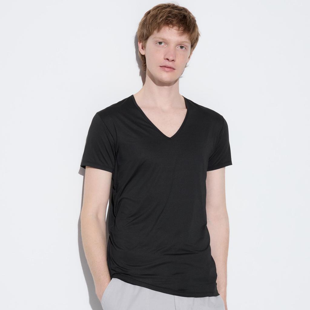Uniqlo Airism V Neck T  shorT sleeVe 