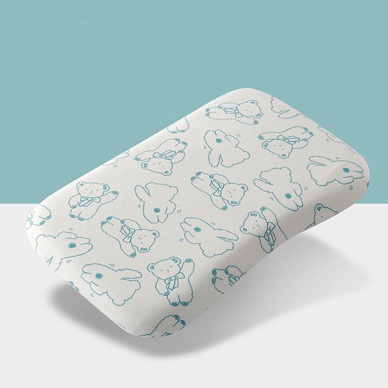 Cartoon Memory Foam Baby Pillow - Washable, Slow Rebound Neck Support for Kids