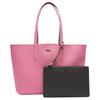 Fashion Two-Tone Color Block Open Tote Bag Women Tote Bags Pink Dark-Brown NF2142AA-Q29