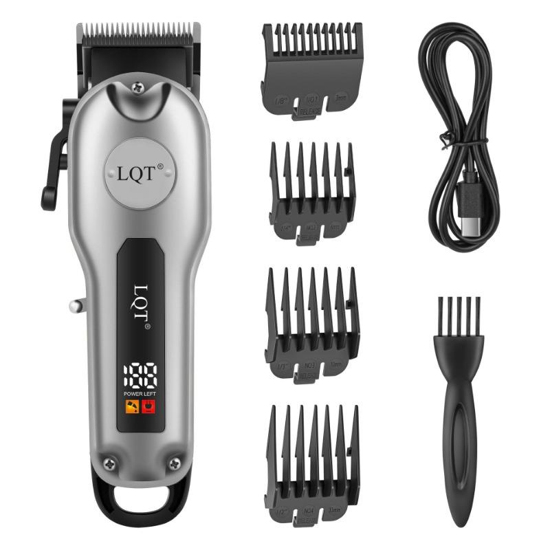 New multifunctional hair clipper digital display electric clippers USB charging carving clippers men's razor electric clippers