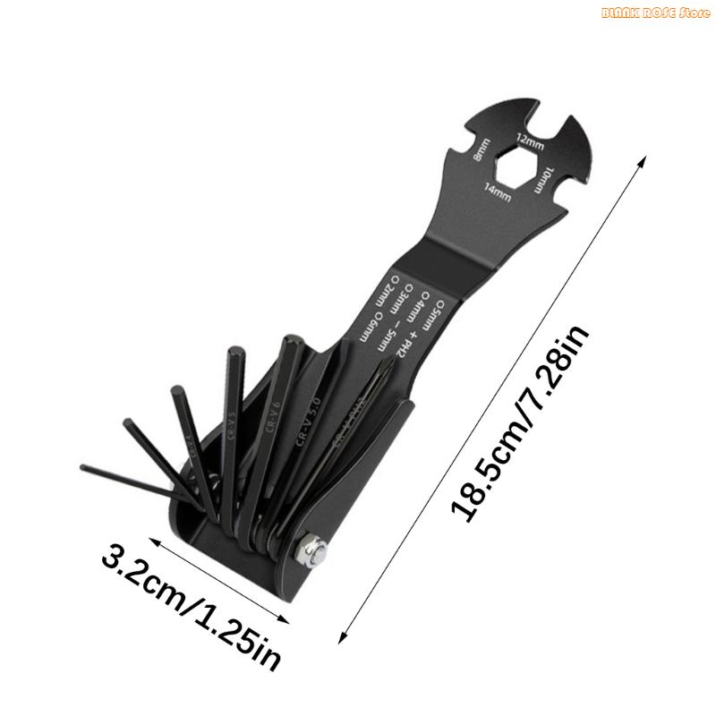 K1AE Travel Friendly High Strength Steel Screwdriver Thin Lightweight Portable for On the Go Emergency Fixes and Repairs