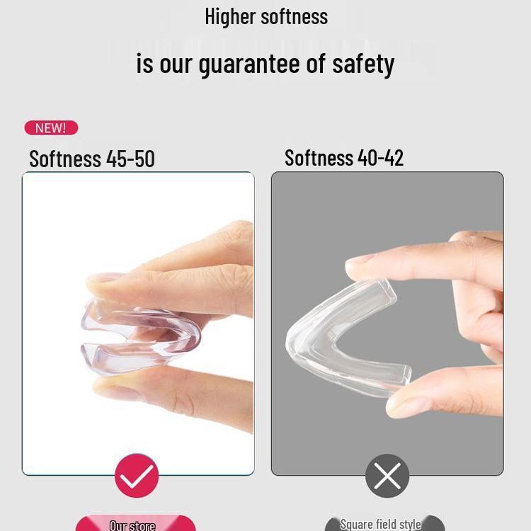 Silicone Right Angle Window Corner Protector - Anti-Collision Safety Cover