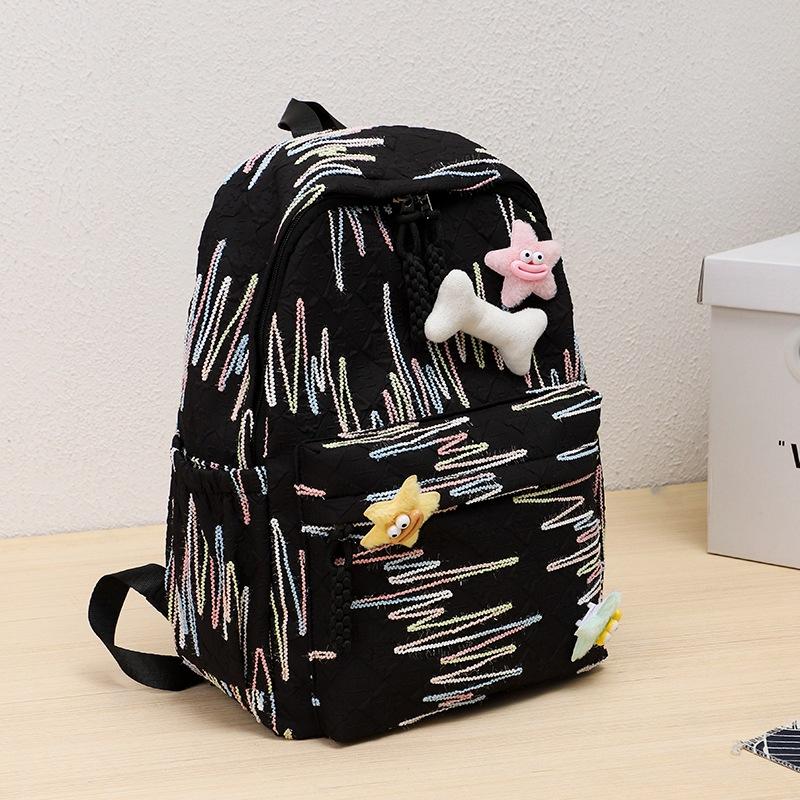 Schoolbag Japanese cute schoolbag high school junior high school students girls high value niche ins design sense travel spring outing backpack