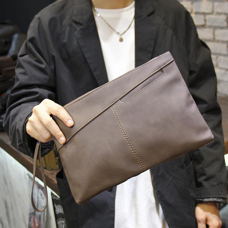 Personalized youth clutch bag daily casual clutch bag business file bag retro small bag men s bag small hand bag