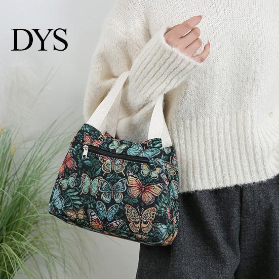 Fruit Container Lunch Bag Waterproof Stylish Floral Tote Portable Box Carrier for Women Commuting Picnic Camping Reusable